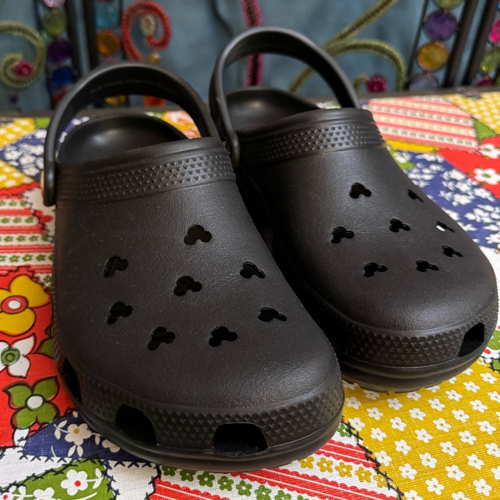 Disney World Mickey Mouse Blacks Crocs
